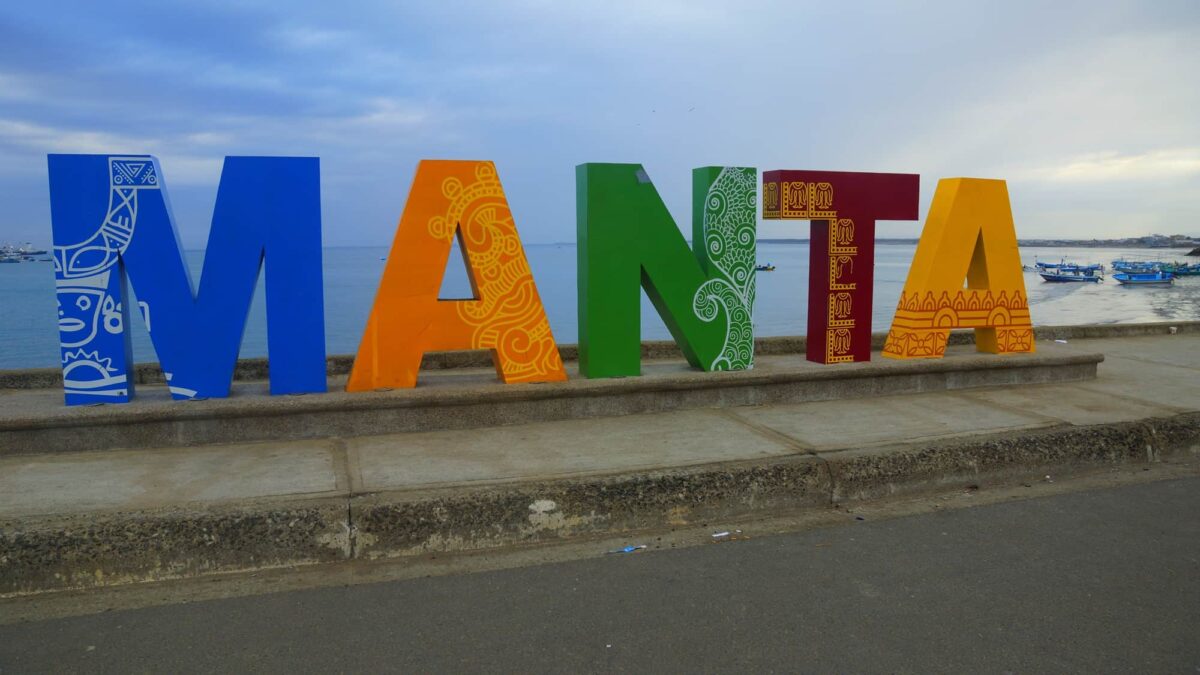Manta Ecuador Sign